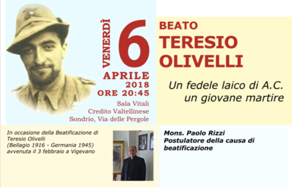 Incontro sul beato Teresio Olivelli - 6 aprile
